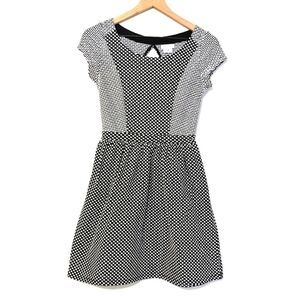 UO Cooperative Polka Dot Keyhole Mini Dress size Small